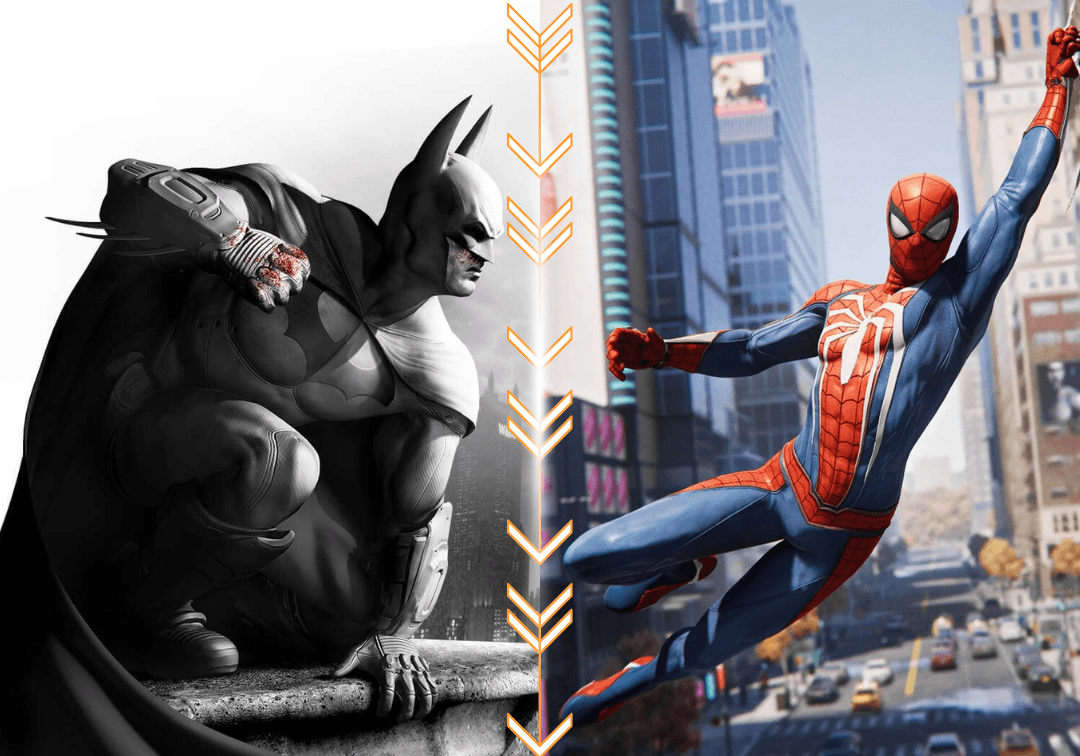 Batman vs Spider-man