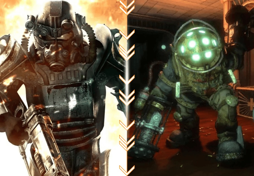 Fallout 3 vs Bioshock 2007